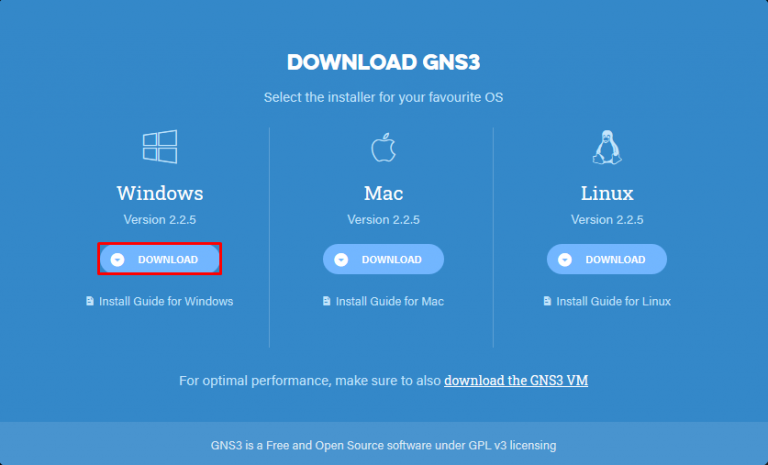 gns3 download for windows 7 free download