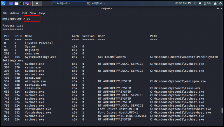 meterpreter explit suggester