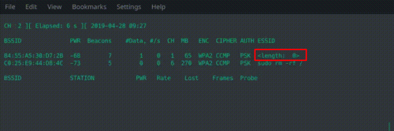 how to find ssid from bssid