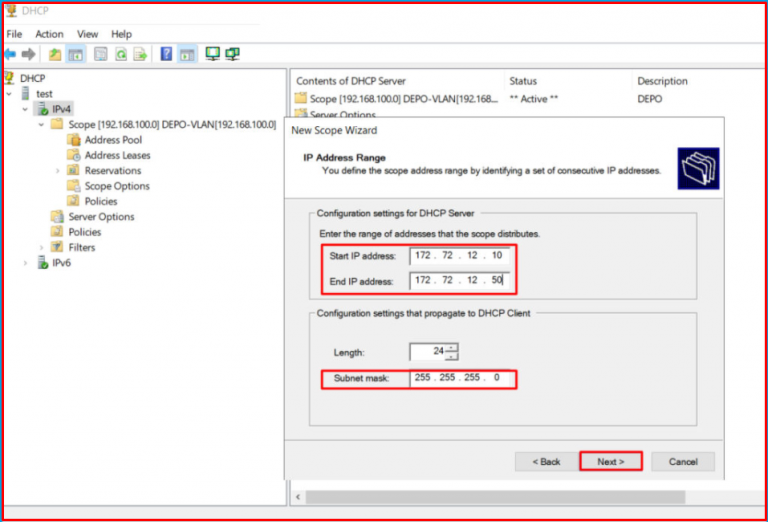 Настройка dhcp relay на hp switch